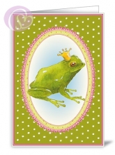Klappkarte Froschkönig