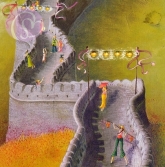 Postkarte Chinesische Mauer II