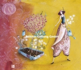 Klappkarte Frau mit Pflanzen