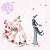 Postkarte Hochzeitspaar