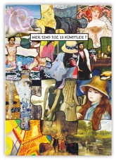 Postkarte Wer sind die Knstler?