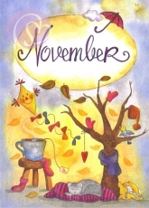 11/ Postkarte November