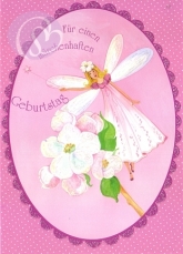 Postkarte Fr einen mrchenhaften Geburtstag