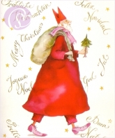 Geschenkkarte Nikolaus (je 5 Stck)