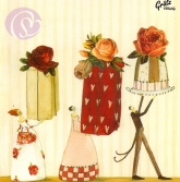 Quadratische Klappkarte Geschenke