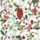 Geschenkkarte Weihnachtskugel (5 Stck)