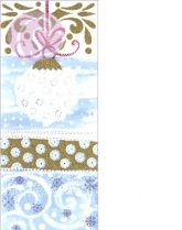 Geschenkkarte Schneekugel (5 Stck)