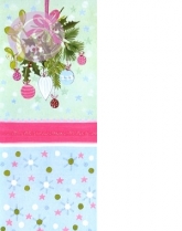 Geschenkkarte Weihnachtsgrn (5 Stck)