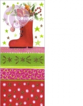Geschenkkarte Nikolausstiefel (5 Stck)