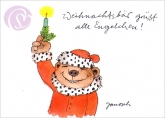 Postkarte Weihnachtsbr