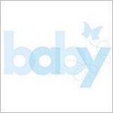 Geschenkkarte Baby, blau %