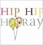 Klappkarte Hip Hip Hooray