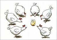 Faltkarte berraschungsei