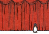 Faltkarte Vorhang auf