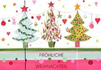 Weihnachtskarte Tannenbume