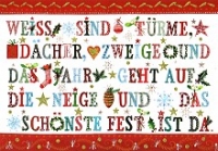 Postkarte Weiss sind T�rme