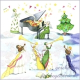 Postkarte Engelsmusik