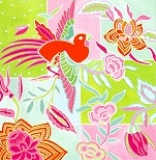 Postkarte Vogel in Blten