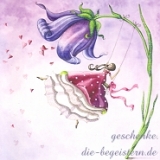 Postkarte Glockenblume