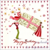 Postkarte Geburtstag, Geschenk