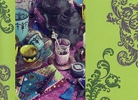 Postkarte Teezeremonie