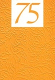 Klappkarte 75. Geburtstag