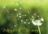 Postkarte Wnsch Dir was