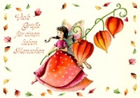 Postkarte Viele Gre fr einen lieben Menschen