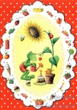 Postkarte Frosch