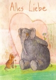 Klappkarte Alles Liebe (5 Stck)