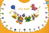 Klappkarte Geburt, Ltzchen %