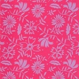 Klappkarte Floral, pink (5 Stck)