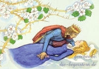 Postkarte [Gebr. Grimm] Dornrschen