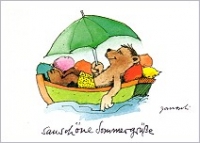 Postkarte Sauschne Sommergre