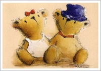 Postkarte Das Bren-Paar