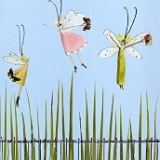 Quadratische Klappkarte Elf's