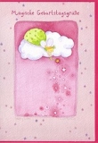 Klappkarte Magische Geburtstagsgre (5 Stck)