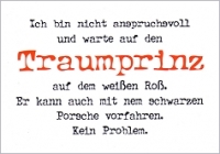 Postkarte Traumprinz