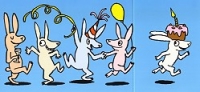 Fold'n Please - Rabbits in single file