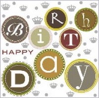 Klappkarte Happy Birthday