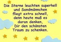 Postkarte Sandmnnchen