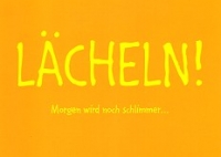Postkarte Lcheln