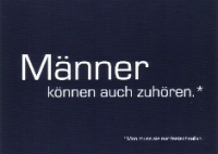 Postkarte Mnner ...