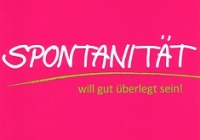 Postkarte Spontanitt