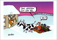 Postkarte Das verzeih' ich Dir nie (5 Stck)