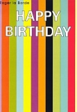 Klappkarte Candy Stripe Birthday