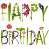 Postkarte Happy Birthday