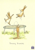 Klappkarte Bouncy Bunnies