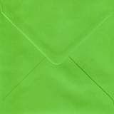 Quadratischer Umschlag, apfelgrn