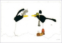 Postkarte Das Gipfeltreffen